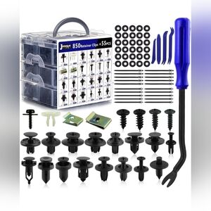 905PCS Universal Auto Push Fastener Clips Kit Blue w/ Remover – GM Ford Toyota